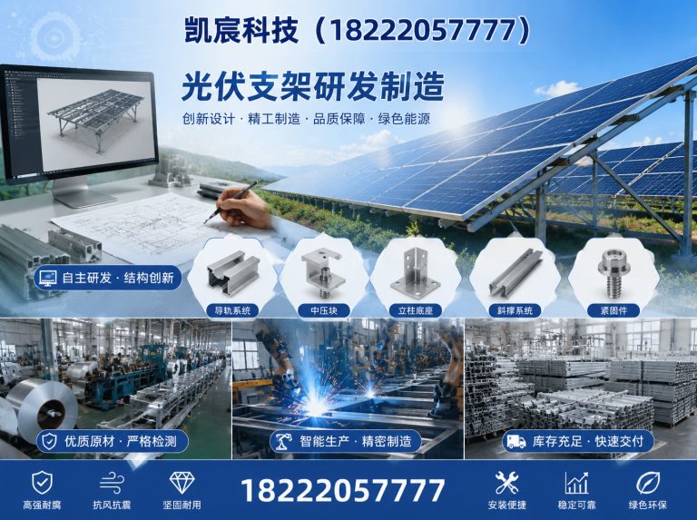 静海区天津光伏支架展示图